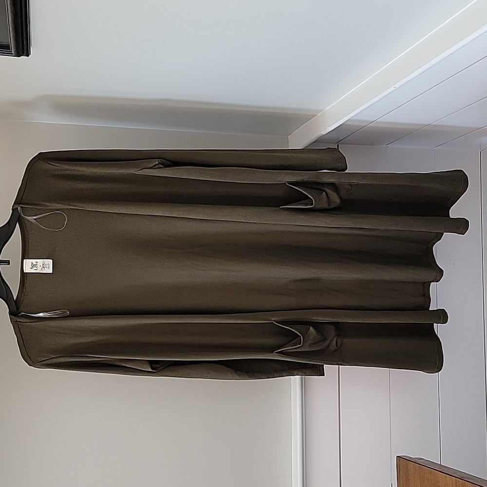 Sew in love olive cardigan